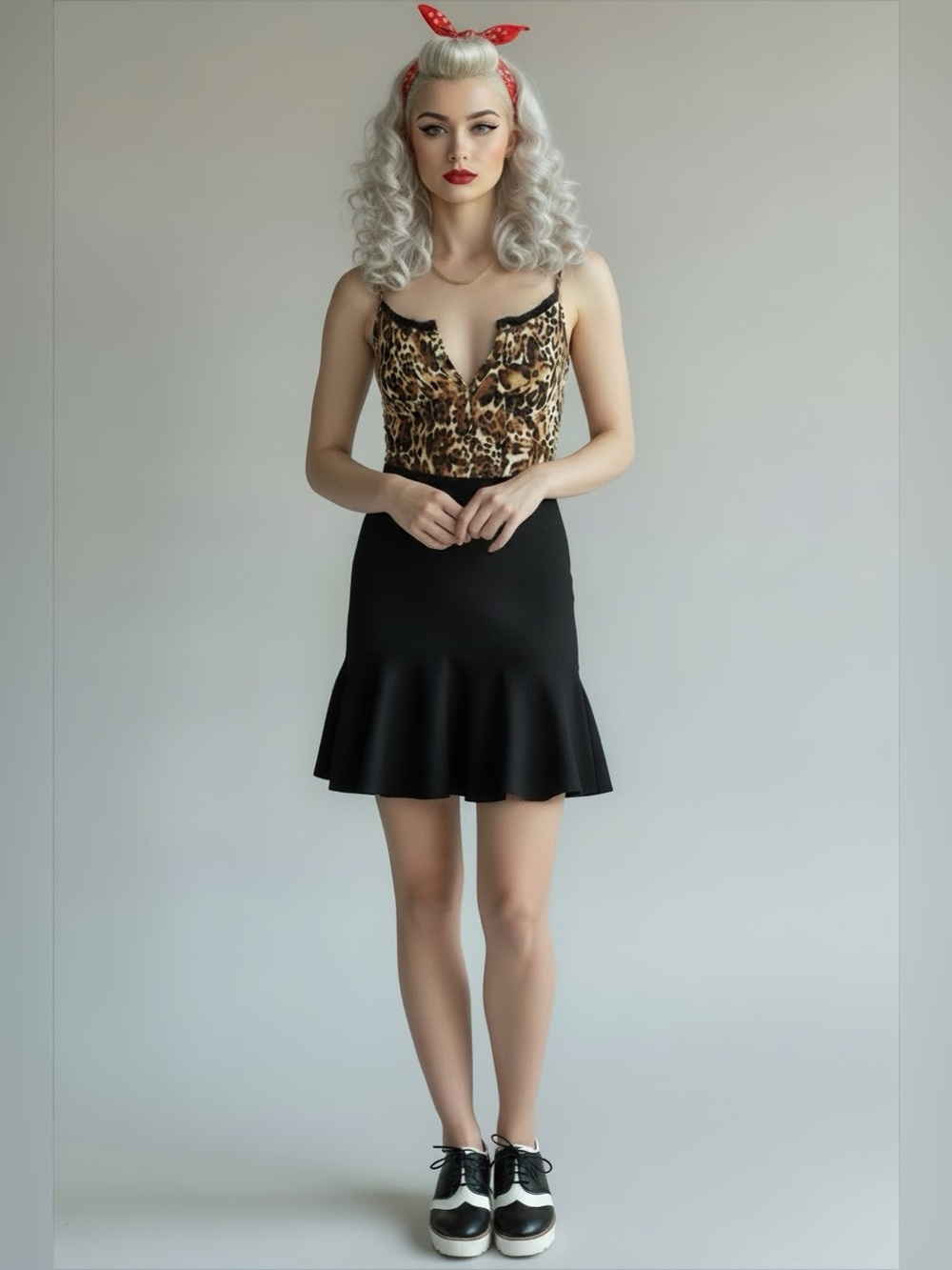 Guess Fit and Flare Bandage Skirt Small Black Trumpet